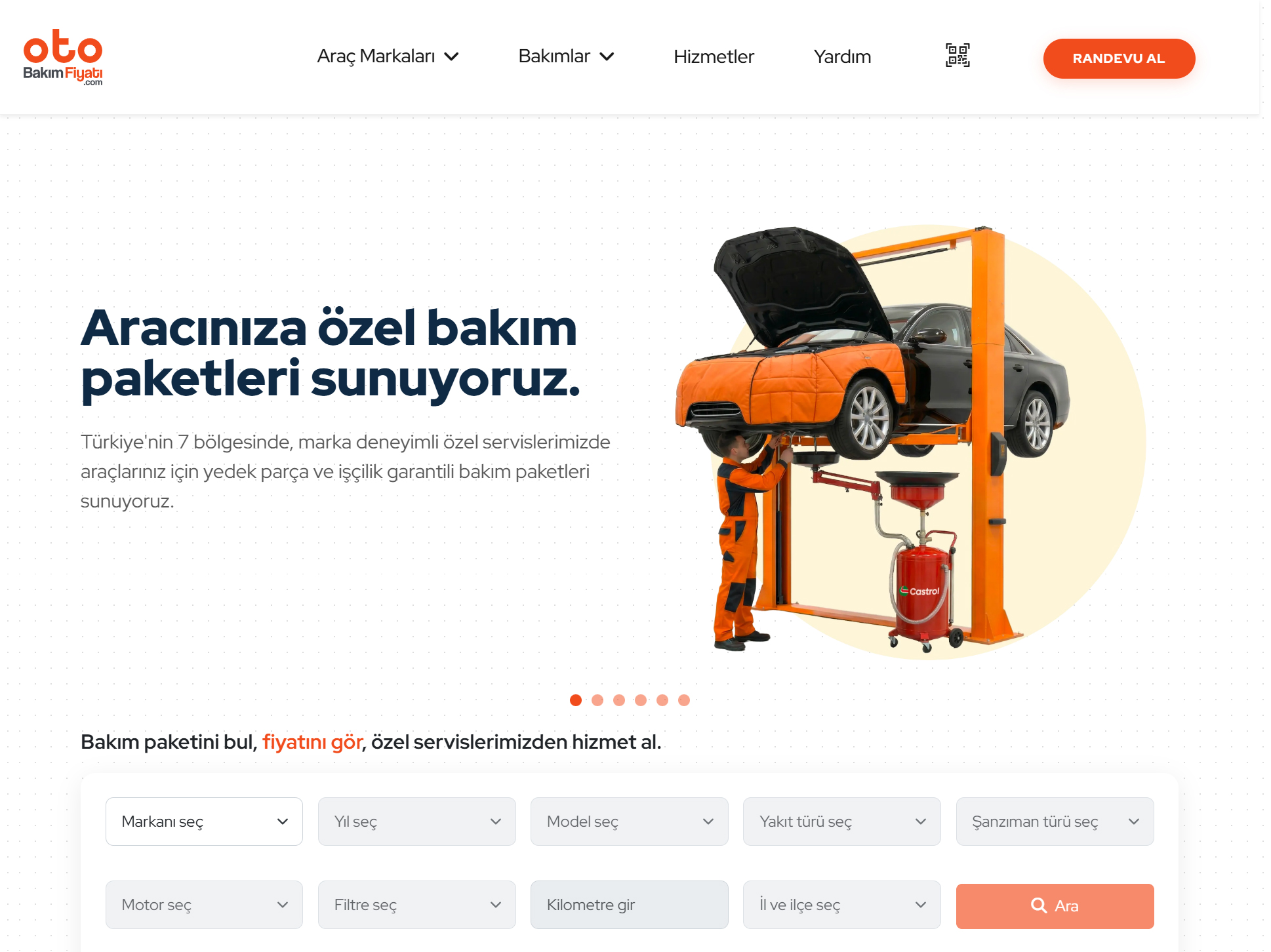 Servise Gelmeden Bakım Fiyatını Öğren!